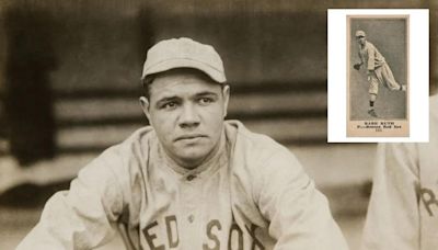 Rare Babe Ruth rookie card from 1916 — once a store freebie — could fetch $500K at auction