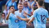 4-0: Douvikas se reivindica con un triplete y el Celta golea al Vizuela