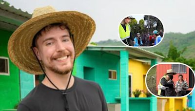 Mr. Beast regaló casas, bicicletas y motos en un pueblo de Colombia: esta es la historia