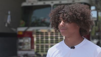 Arlington Fire Department honors boy who evacuated neighbors from burning home