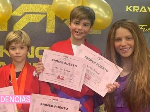 El hijo menor de Shakira deslumbró con un miniconcierto