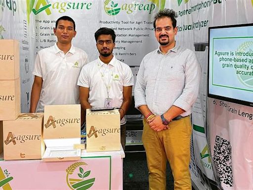 PAU start-up displays rice quality analyser at Food India Expo 2024