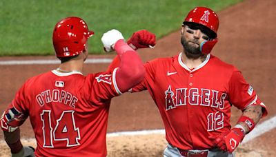 Pillar homers twice as the Angels beat the Pirates 9-0
