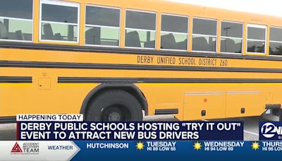 Derby school district holding bus-driver tryouts