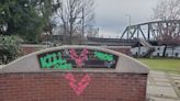 Portland waterfront Police Memorial vandalized for second time this year