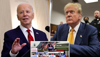 Biden gets no polling bump if Trump is convicted of a crime, survey shows