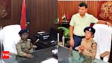 9-year-old, Ranveer Bharti, suffering from brain tumor becomes IPS officer for a day in Varanasi | Varanasi News - Times of India