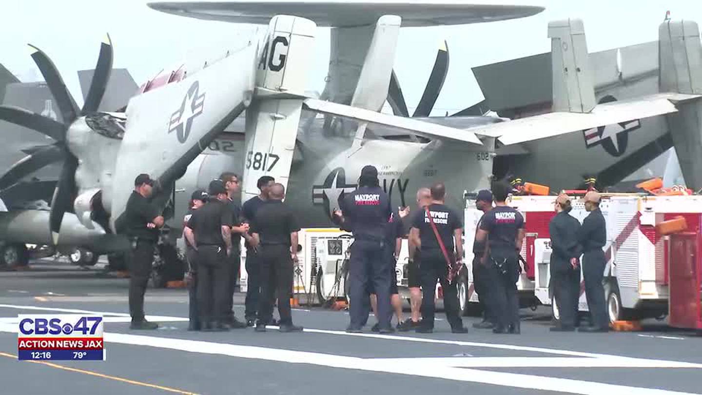 USS George Washington visits Jacksonville ahead of South America deployment