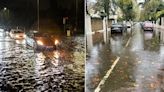 In pictures: Travel chaos and flash floods hit London and South East