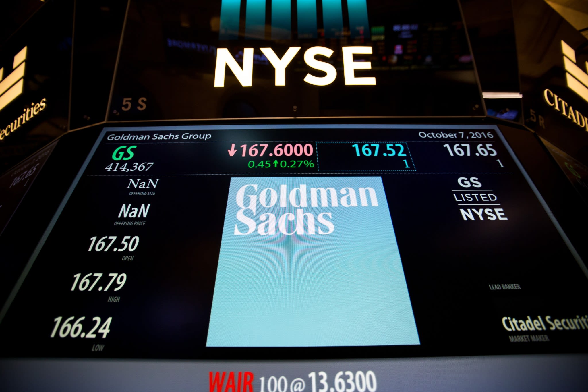 Goldman Sachs is soaring after it axed consumer banking—analysts see stock over $500