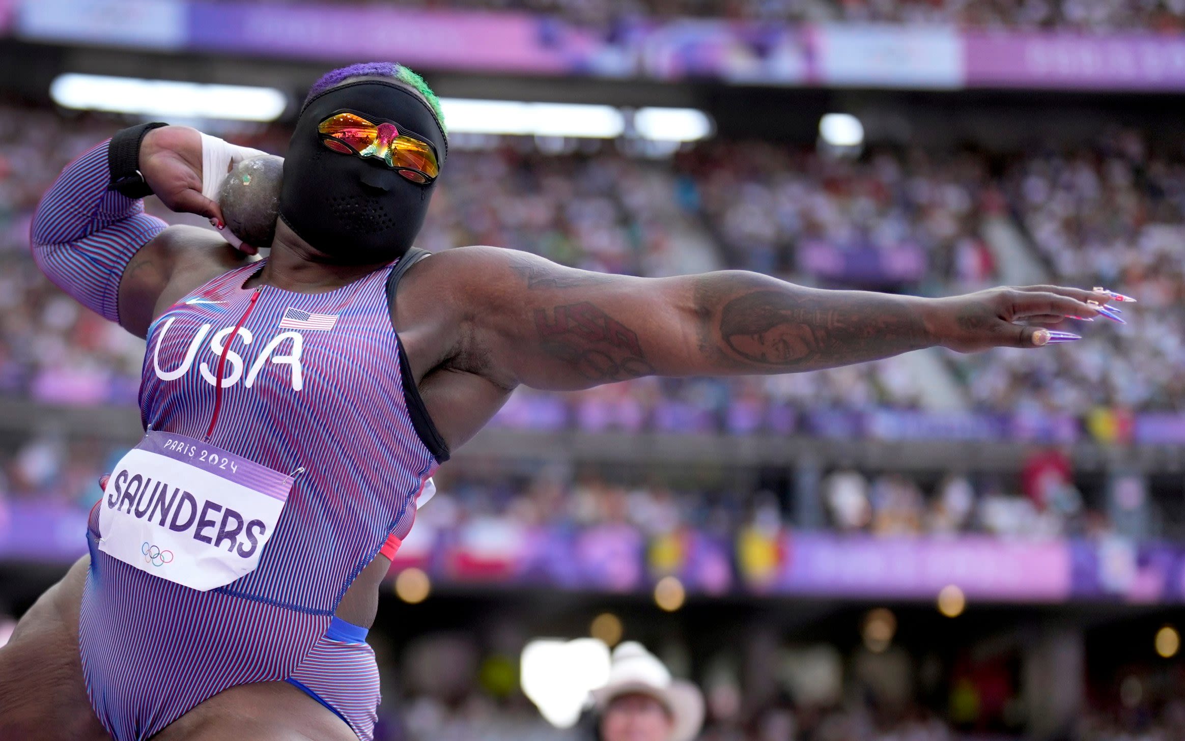 BBC commentator corrected live on air after misgendering shot putter Raven Saunders