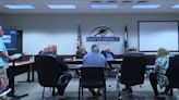 City council meeting held in Battlefield, Mo. for rezoning proposals for an apartment building and supermarket