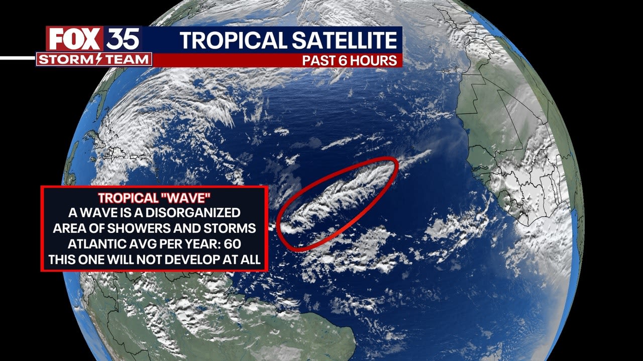 Tropical wave forms ahead of upcoming Atlantic hurricane season's official start