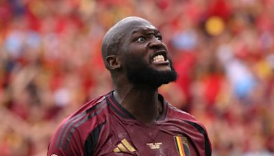 Romelu Lukaku typifies Belgium's luckless outing against Slovakia