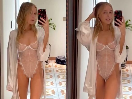 “Call Her Daddy'”s Alex Cooper Models Her Wedding Night Lingerie in Instagram Reveal: See the Racy Look