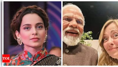 Kangana Ranaut reacts to PM Modi and the Italian PM's viral 'Melodi' video: 'He makes women feel that he is rooting for them' | Hindi Movie News - Times of India