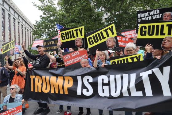 Jury Finds Trump Guilty on All 34 Counts in His New York Criminal Trial