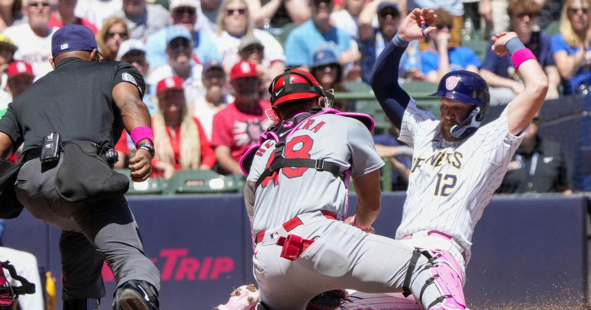 Brewers' recent string of mastery against Cardinals comes to an end
