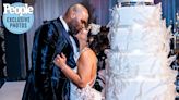 Michael Oher, Who Inspired 'The Blind Side', Shows Off His Nearly 5-Foot Wedding Cake Covered in Feathers