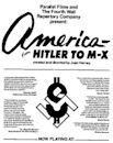 America: From Hitler to M-X