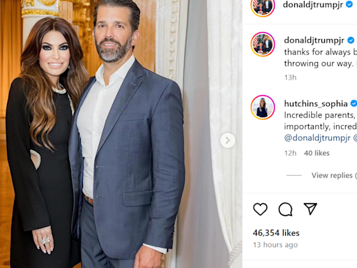 Have Donald Trump Jr. and Kimberly Guilfoyle split? He was just seen with someone new