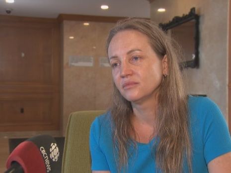 She escaped Ukraine unharmed — but was shot on a bus in Ottawa | CBC News