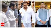 Salman Khan, Maharashtra CM Eknath Shinde, Devendra Fadnavis and others pay their last respect to MCA President Amol Kale at his funeral - See photos | - Times of India