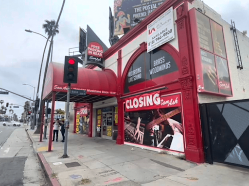 Sam Ash Music closing all Southern California stores