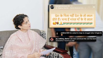 Kangana Ranaut’s Controversial Remark Over Father Of The Nation On Gandhi Jayanti Triggers The Internet