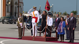 Los reyes y la princesa presiden los actos del Carmen en la Escuela Naval de Marín
