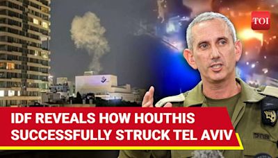 '200 Cruise Missiles, Drones Attacked Israel': IDF's Big Houthi Reveal After Tel Aviv Failure | International - Times of India Videos