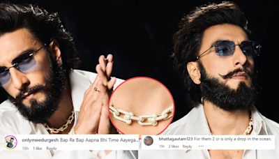 Ranveer Singh Wears Diamond Necklace Worth Rs 2 Crore And The Internet Is Shocked- Watch Viral Video