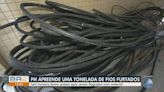 PMs prendem seis suspeitos e apreendem uma tonelada de fios furtados no subúrbio de Salvador