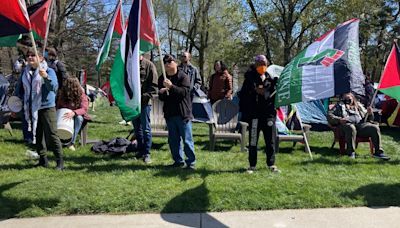 MSU students join nationwide pro-Palestine protests, asking trustees to ‘divest now’