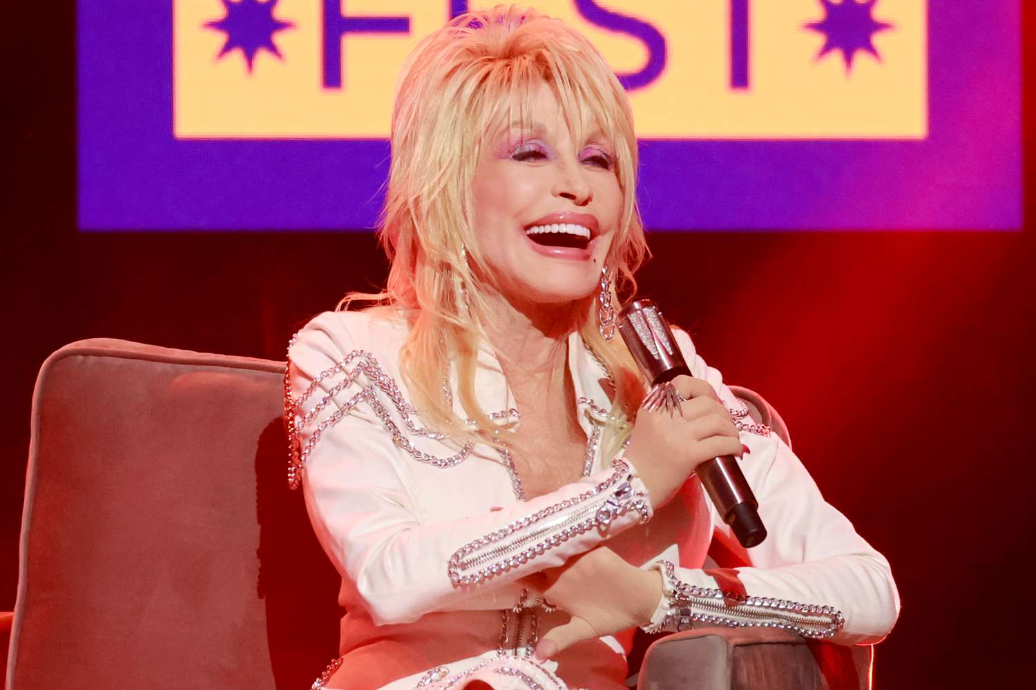 Dolly Parton Is All Smiles in Nashville, Plus Andy Cohen, Lisa Ann Walter, Larry David and More