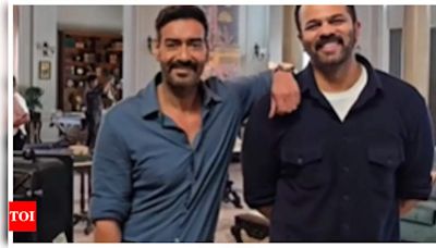 Rohit Shetty Celebrates '33 Years of Brotherhood' with Ajay Devgn as 'Singham' Turns 13 - Watch | Hindi Movie News - Times of India