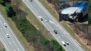 3 facing charges in stolen car chase on Mass. highways, victim says ‘they wrecked the whole thing’