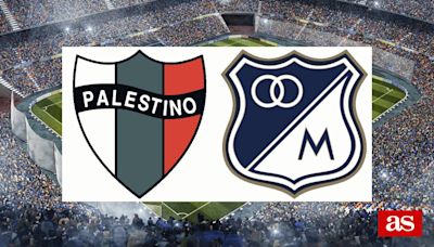 Palestino vs Millonarios: estadísticas previas y datos en directo | Copa Libertadores 2024