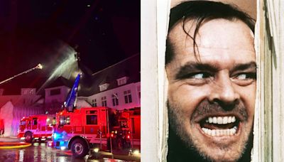 Hotel in 'The Shining' damaged by fire