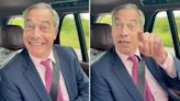 Watch: Nigel Farage taunts Rishi Sunak by rapping hit Eminem song