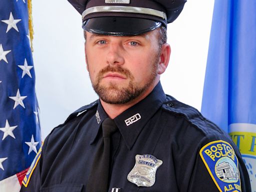 Boston officer John O'Keefe was called a 'patron saint' by the girlfriend accused of killing him