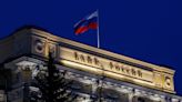 Russian central bank governor speaks after cutting interest rates