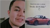 Joven que intentó comprar Mazda a 520 pesos niega alteración de precio: "no tengo nada que temer"