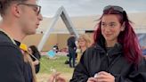 Dua Lipa's reaction to the busker who insisted on playing his song to her at Glastonbury is priceless