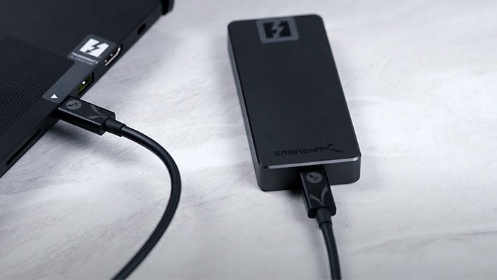 Sabrent Teases Rocket XTRM5 Portable Thunderbolt 5 SSD With Blistering Speeds