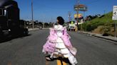 Elaborate duct tape dress wins Los Angeles teen a national scholarship contest