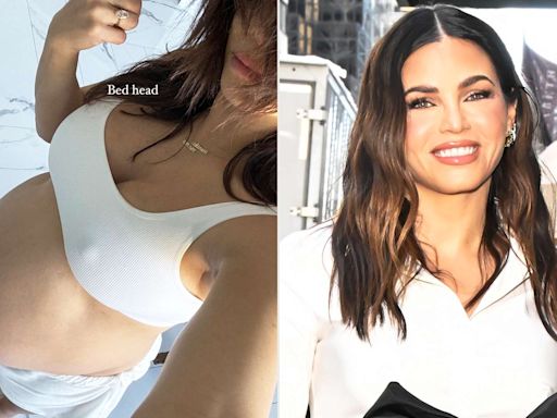 Pregnant Jenna Dewan Shows Off Baby Bump in Bra and Shorts as She Jokes About 'Bed Head' Hair