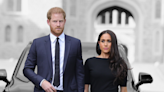 Prince Harry's "protective" gesture over Meghan Markle caught on camera