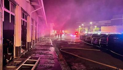 Overnight fire damages cars at Beaverton dealership