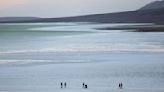 Rare lake forms in Death Valley